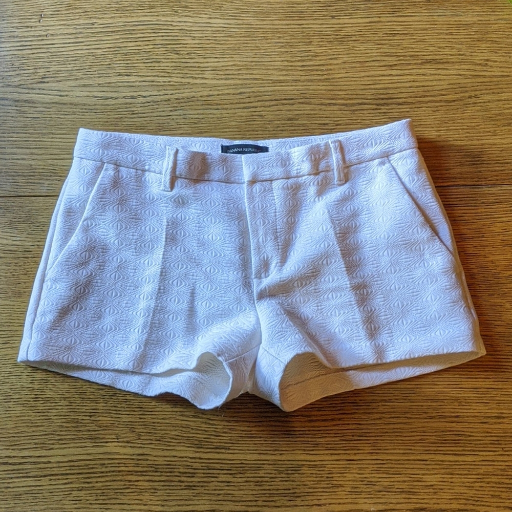Banana Republic Jacquard Diamo Shorts Sz 6